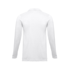THC BERN WH. Polo en coton à manches longues pour hommes 4