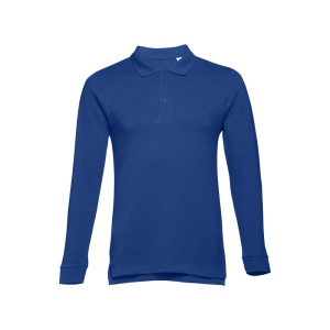 THC BERN. Polo à manches longues en coton cardé pour hommes 29