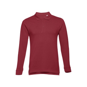 THC BERN. Polo à manches longues en coton cardé pour hommes 32