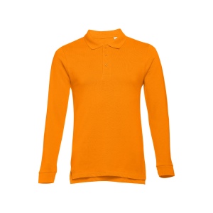 THC BERN. Polo à manches longues en coton cardé pour hommes 38