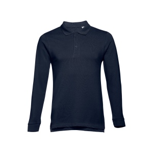 THC BERN. Polo à manches longues en coton cardé pour hommes 17