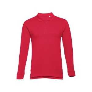 THC BERN. Polo à manches longues en coton cardé pour hommes 20