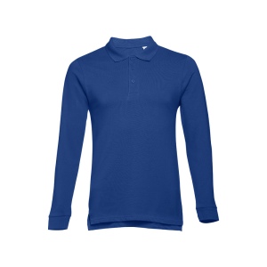 THC BERN. Polo à manches longues en coton cardé pour hommes 7