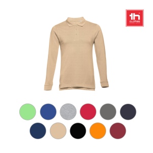 THC BERN 3XL. Polo à manches longues pour homme 3