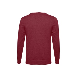 THC MILAN. Pull col V pour homme en coton et polyamide 9