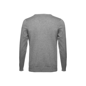 THC MILAN. Pull col V pour homme en coton et polyamide 13