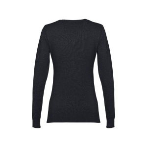 THC MILAN WOMEN. Pull à col V pour femmes en coton et polyamide 7