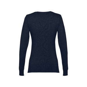 THC MILAN WOMEN. Pull à col V pour femmes en coton et polyamide 11