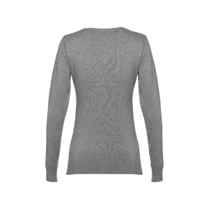 THC MILAN WOMEN. Pull à col V pour femmes en coton et polyamide 13