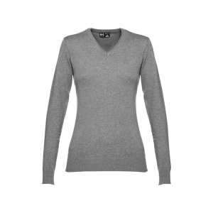 THC MILAN WOMEN. Pull à col V pour femmes en coton et polyamide 5