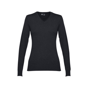 THC MILAN WOMEN. Pull à col V pour femmes en coton et polyamide 2