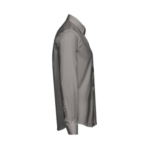 THC PARIS. Chemise en popeline à manches longues pour hommes 12