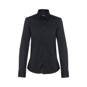 THC PARIS WOMEN. Chemise en popeline à manches longues pour femmes 2