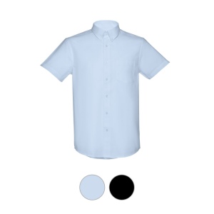 THC LONDON. Chemise oxford à manches courtes pour homme 4