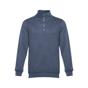 THC BUDAPEST. Sweat-shirt col zippé unisexe 8