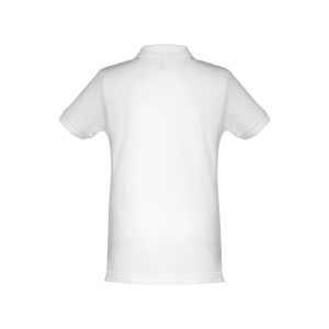THC ADAM KIDS WH. Polo à manches courtes pour enfants (unisexe). Couleur blanche 4