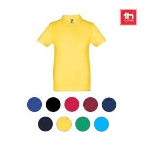 THC ADAM KIDS. Polo à manches courtes en coton pour enfants (unisexe) 12