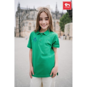 THC ADAM KIDS. Polo à manches courtes en coton pour enfants (unisexe)