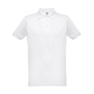 THC BERLIN WH. Polo à manches courtes pour homme. Couleur blanche 2