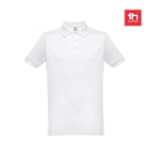 THC BERLIN WH. Polo à manches courtes pour homme. Couleur blanche