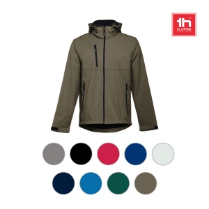 THC ZAGREB. Veste softshell pour homme en polyester et élasthanne 12