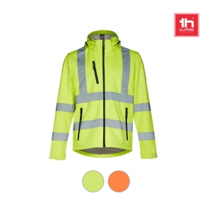 THC ZAGREB WORK. Veste softshell haute visibilité (unisexe) 5