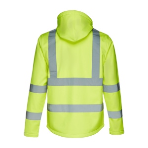 THC ZAGREB WORK. Veste softshell haute visibilité (unisexe) 6