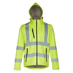 THC ZAGREB WORK. Veste softshell haute visibilité (unisexe) 8