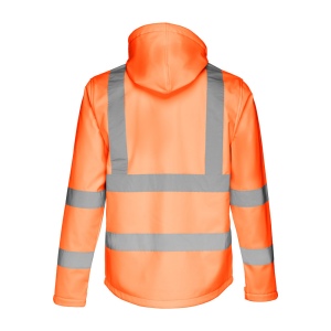 THC ZAGREB WORK. Veste softshell haute visibilité (unisexe) 10