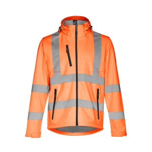 THC ZAGREB WORK. Veste softshell haute visibilité (unisexe) 3