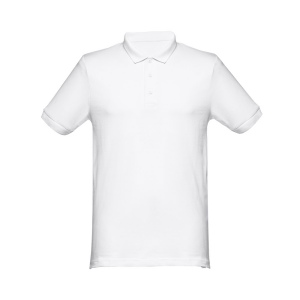 THC MONACO WH. Polo manches courtes pour homme en coton cardé 2