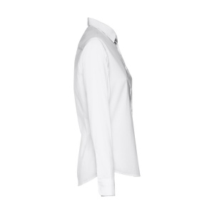 THC PARIS WOMEN WH. Chemise en popeline à manches longues pour femmes. Couleur blanche 5