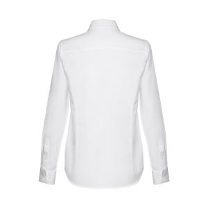 THC TOKYO WOMEN WH. Chemise oxford à manches longues pour femmes. Couleur blanche 4