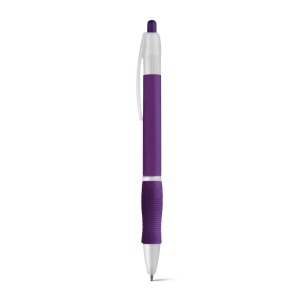 SLIM BK. Stylo à bille en ABS avec antidérapant 19
