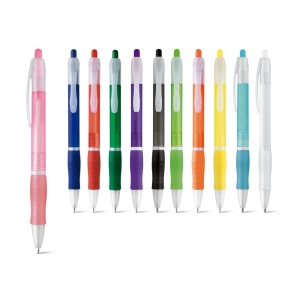SLIM BK. Stylo à bille en ABS avec antidérapant