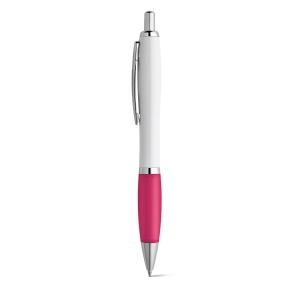 MOVE BK. Stylo à bille en ABS blanc avec clip en métal 7