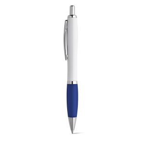 MOVE BK. Stylo à bille en ABS blanc avec clip en métal 2