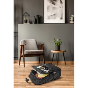 AVENIR. Sac à dos trolley pour ordinateur portable 17'' en polyester 1680D et 300D 4
