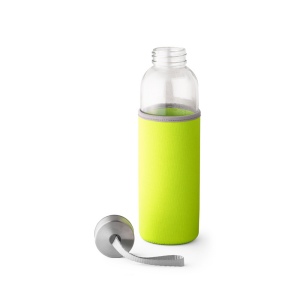 RAISE. Bouteille de sport en verre et acier inoxydable 520 mL 15
