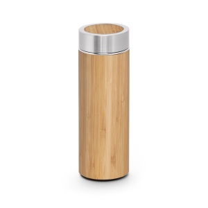 NATUREL. Bouteille thermos en bambou et acier inoxydable (90 % recyclé) 430 mL 2
