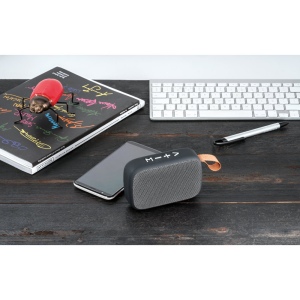 GANTE. Enceinte portable 3W avec autonomie de 2h en polyester et ABS 5