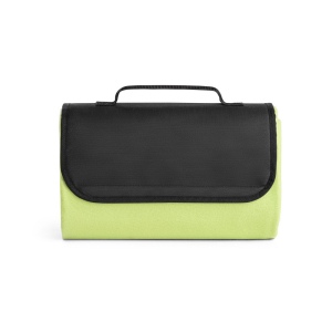 RILEY. Couverture pique-nique en polaire (180 g/m²) avec visière 10