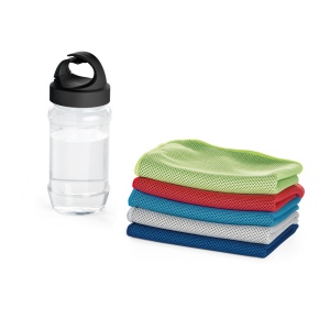 ARTX PLUS. Ensemble de bouteille en PP et PET et serviette de sport en polyamide et polyester 14