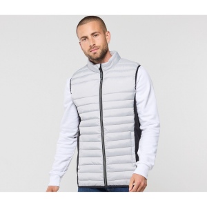 Bodywarmer bi-matière homme