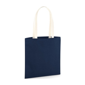Sac organique en coton canvas avec anses contrastées 3