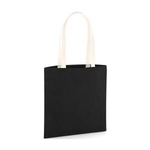 Sac organique en coton canvas avec anses contrastées 2