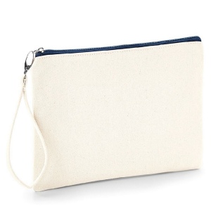Petite pochette en coton canvas 7