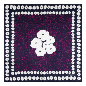Foulard soie Giada Navy