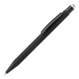 Stylo stylet NEW YORK caoutchouté noir 2