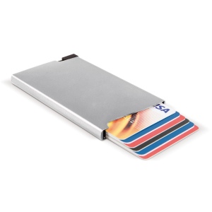 Porte-cartes bancaire en aluminium 10